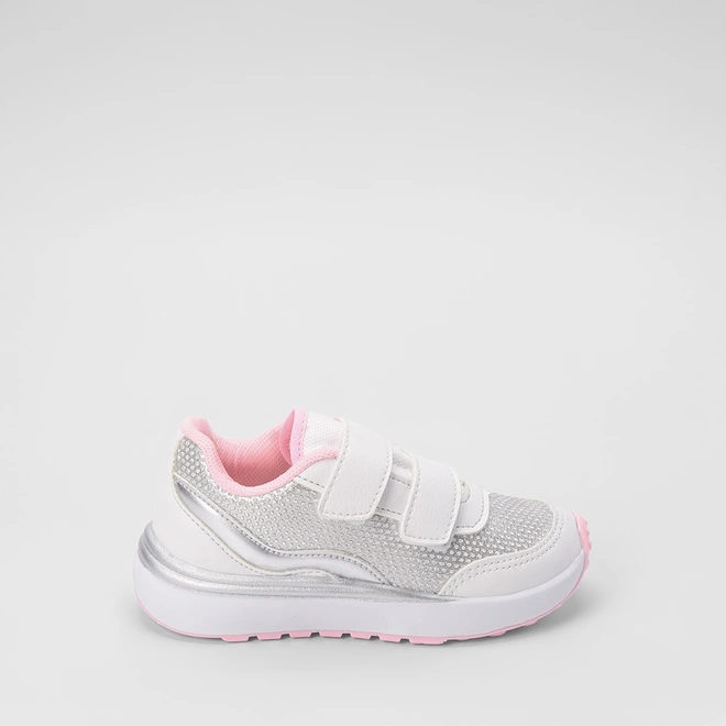 Tênis Infantil Gabrielinha Jogging Contato Glitter Branco