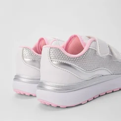Tênis Infantil Gabrielinha Jogging Contato Glitter Branco