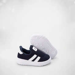 Tênis Bebê Vertus Slip On Recortes Marinho