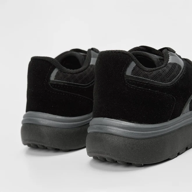 Tênis Infantil Vertus Casual Detalhe Nobuck Preto