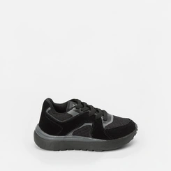 Tênis Infantil Vertus Casual Detalhe Nobuck Preto