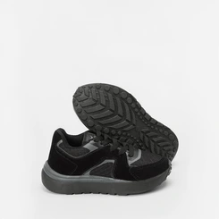 Tênis Infantil Vertus Casual Detalhe Nobuck Preto