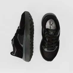 Tênis Infantil Vertus Casual Detalhe Nobuck Preto