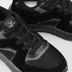 Tênis Infantil Vertus Casual Detalhe Nobuck Preto