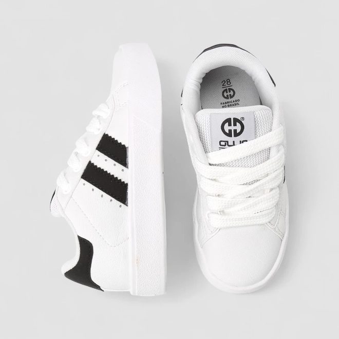 Tênis Casual Infantil Ollie Originals Branco