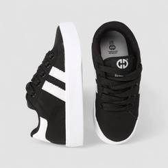 Tênis Casual Infantil Ollie Originals Preto E Branco