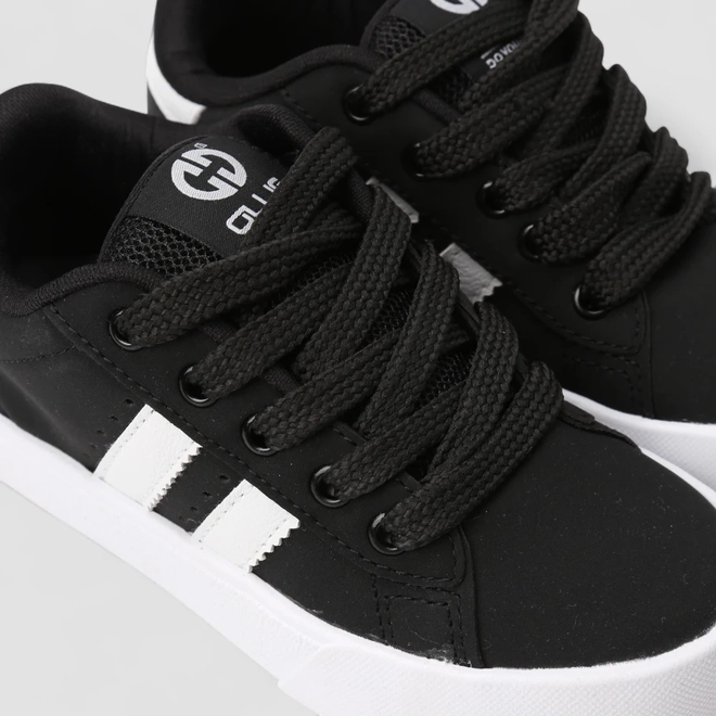 Tênis Casual Infantil Ollie Originals Preto E Branco