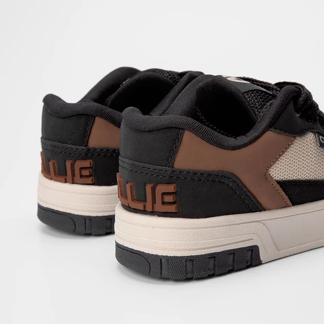 Tênis Infantil Ollie Originals Just In Bege & Preto