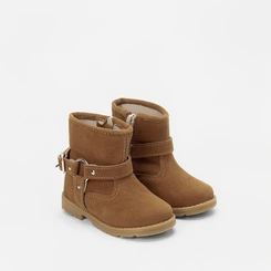 Bota Montaria Bebê Gabrielinha Detalhe Fivela Caramelo