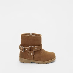 Bota Montaria Bebê Gabrielinha Detalhe Fivela Caramelo