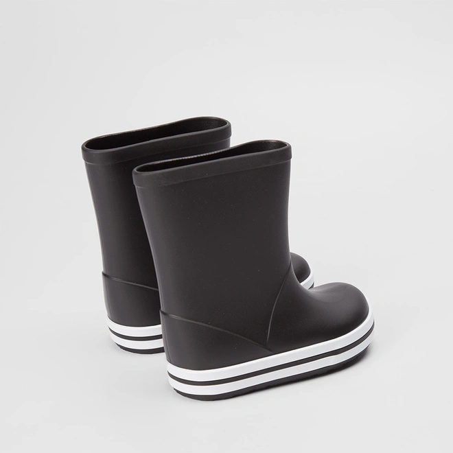 Galocha Infantil Vertus Solado Branco & Preto