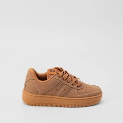 Tênis Casual Infantil Ollie Originals Kings Nobuck Caramelo