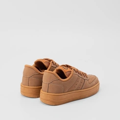Tênis Casual Infantil Ollie Originals Kings Nobuck Caramelo