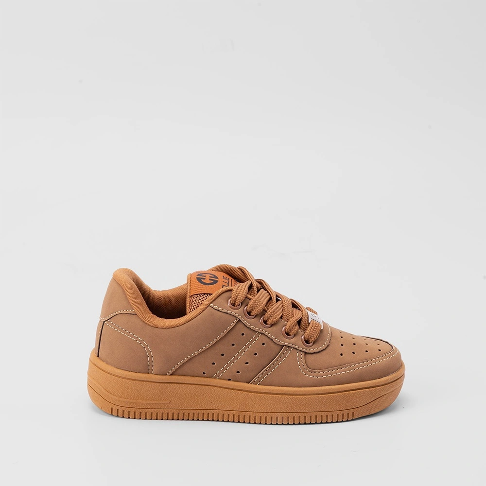 Tênis Infantil Ollie Originals Kings Menino Nobuck Caramelo