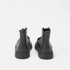 Bota Coturno Infantil Gabrielinha Tratorada Preto