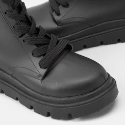 Bota Coturno Infantil Gabrielinha Tratorada Preto
