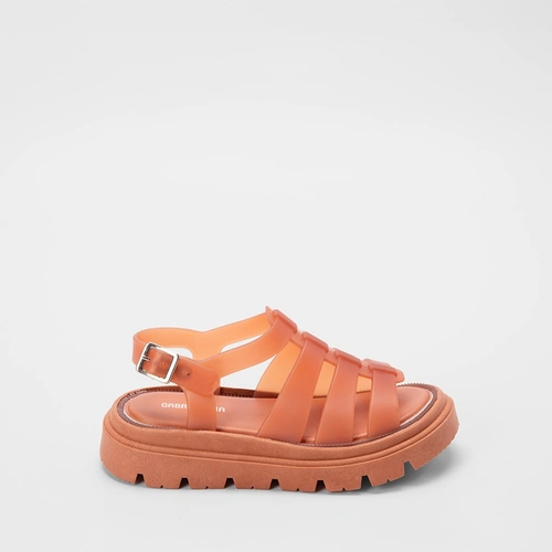 Sandália Aranha Infantil Gabrielinha Tratorado Marrom