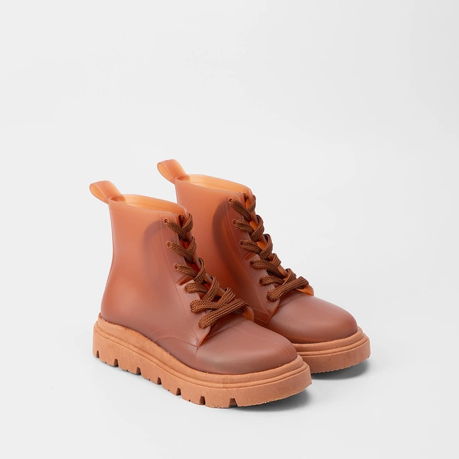 Bota Coturno Infantil Gabrielinha Tratorada Caramelo