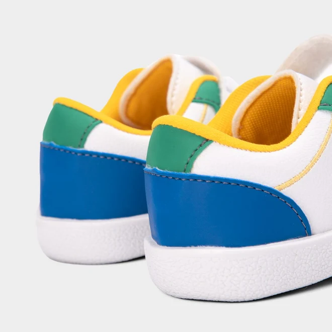 Tênis Casual Bebê Vertus Multicolor Contato Branco