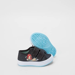 Tênis Bebê Gabrielinha Tira Contato Glitter & Sereia Preto