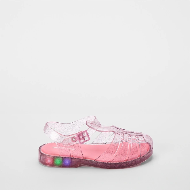Sandália Aranha Infantil Gabrielinha Glitter Rosa