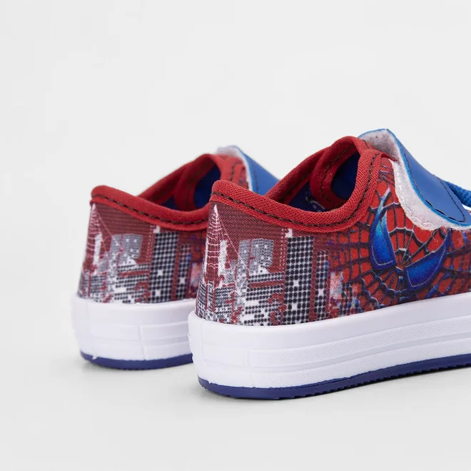 Tênis Casual Bebê Vertus Aranha Vermelho & Azul
