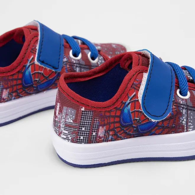 Tênis Casual Bebê Vertus Aranha Vermelho & Azul