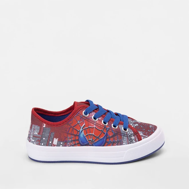 Tênis Casual Infantil Vertus Aranha Vermelho & Azul