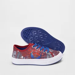 Tênis Casual Infantil Vertus Aranha Vermelho & Azul