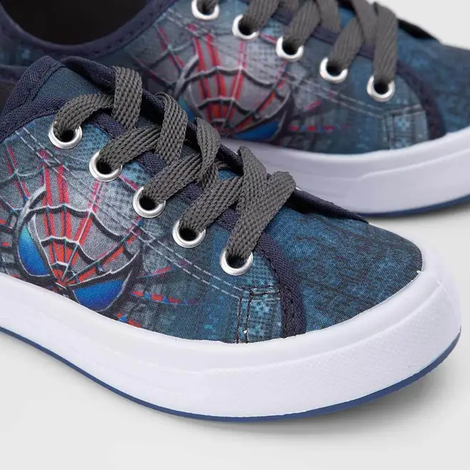 Tênis Infantil Vertus Casual Spider Man Azul