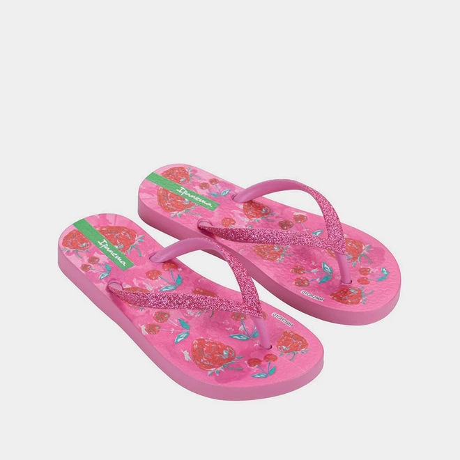 Chinelo Infantil Ipanema Garden Shine Rosa