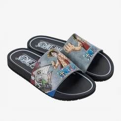 Slide Infantil Grendene One Piece Explorer Preto