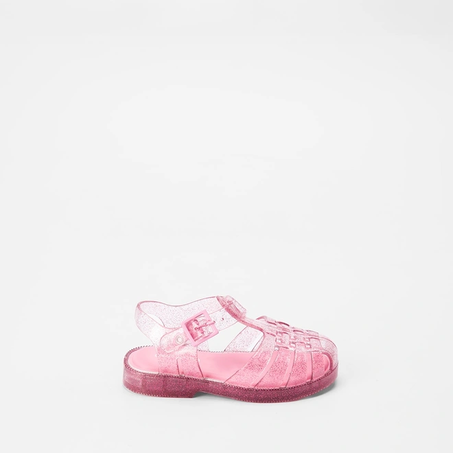 Sandália Aranha Bebê Gabrielinha Glitter Rosa