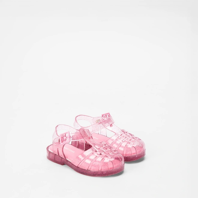 Sandália Aranha Bebê Gabrielinha Glitter Rosa