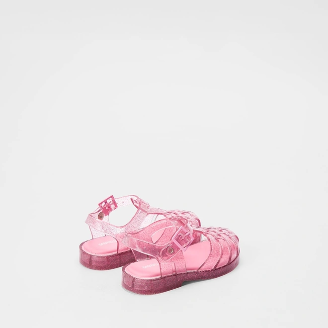 Sandália Aranha Bebê Gabrielinha Glitter Rosa