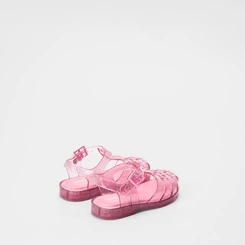 Sandália Aranha Bebê Gabrielinha Glitter Rosa