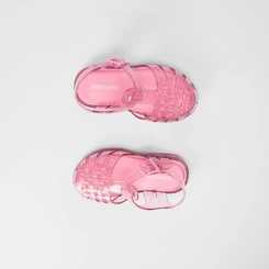 Sandália Aranha Bebê Gabrielinha Glitter Rosa