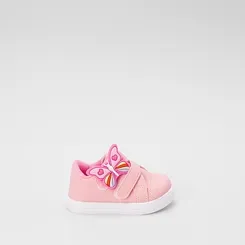 Tênis Bebê Gabrielinha Tira Contato Butterfly Rosa