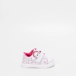 Tênis Casual Bebê Gabrielinha Diversos Gatinhos Branco & Rosa