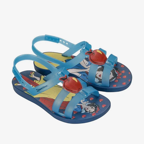 Sandália Infantil Ipanema Disney Branca de Neve Azul