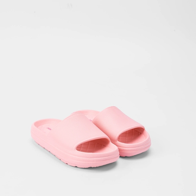 Chinelo Slide Infantil Molekinha Flatform Texturizado Rosa