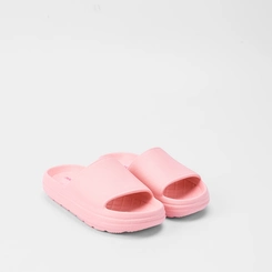 Chinelo Slide Infantil Molekinha Flatform Texturizado Rosa