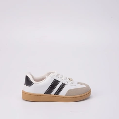 Tênis Infantil Molekinha Casual Recortes Branco