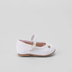 Sapatilha Boneca Infantil Molekinha Bebê Branco