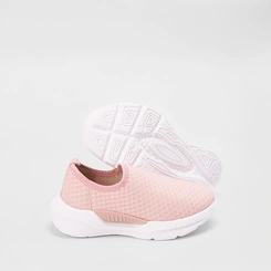 Tênis Infantil Molekinha Casual Tecido Rosa
