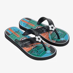 Chinelo Infantil Ipanema Sport Futebol Preto