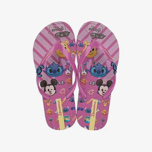 Chinelo Infantil Ipanema Disney Emoji Rosa