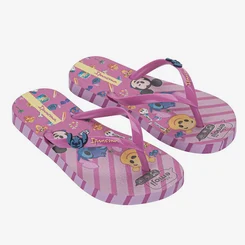 Chinelo Infantil Ipanema Disney Emoji Rosa