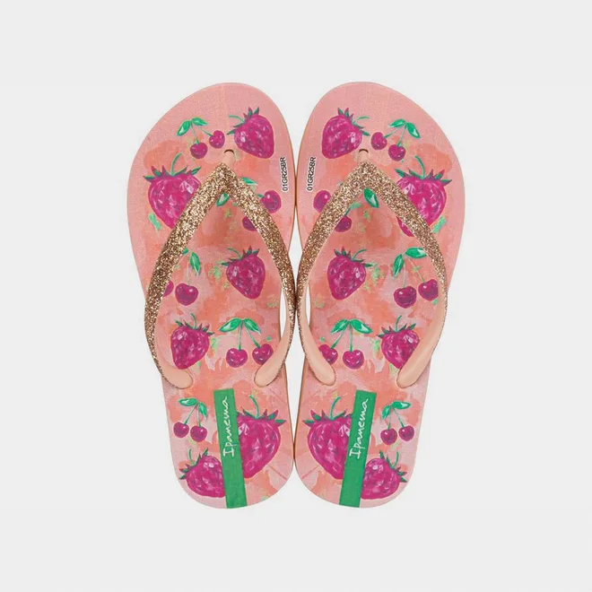 Chinelo Infantil Ipanema Garden Shine Bege