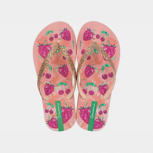 Chinelo Infantil Ipanema Garden Shine Bege